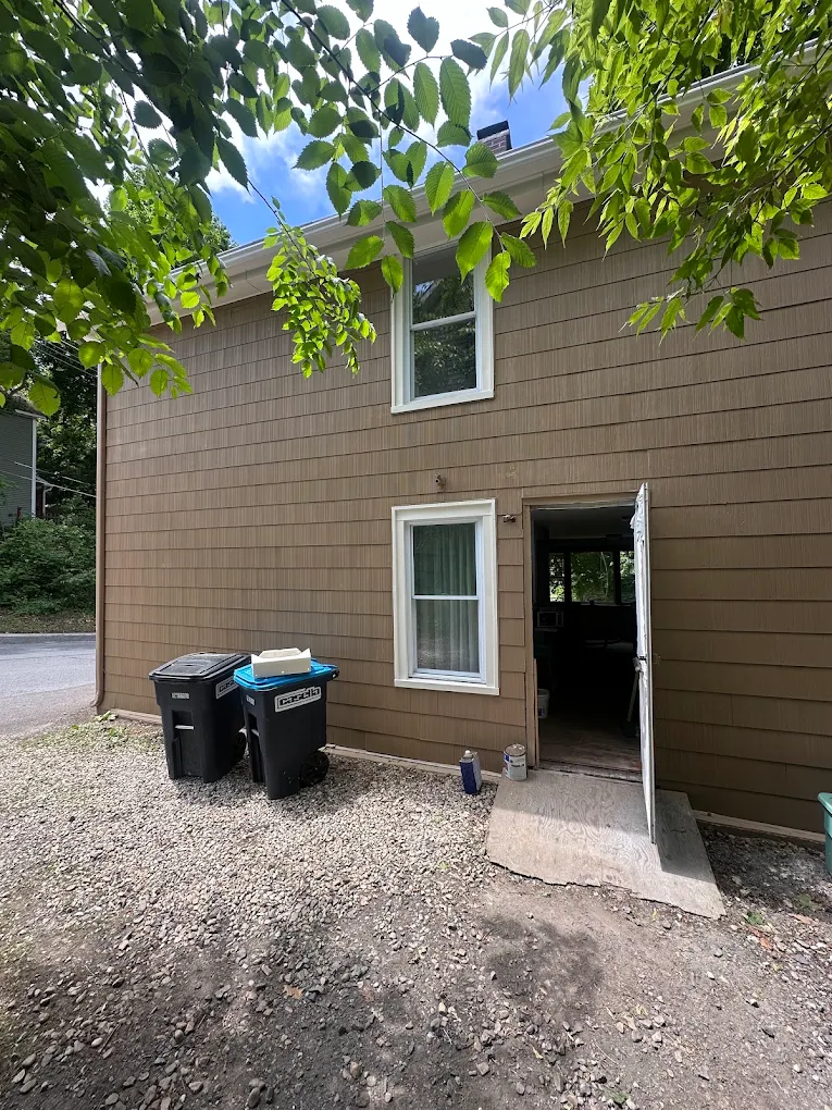 Cedar-shingle home with a newly refreshed exterior